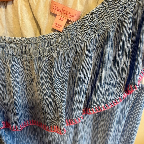 Lilly Pulitzer Emmeline Dress in Summer Seersucker - Picture 4 of 5